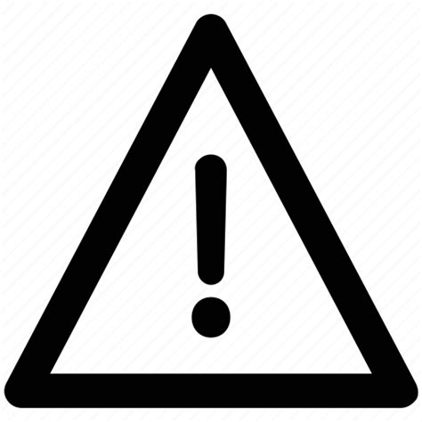 Danger Sign Exclamation Mark Road Sign Triangular Warning Sign Icon