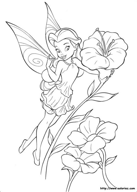 Coloriage Fee Clochette gratuit à imprimer