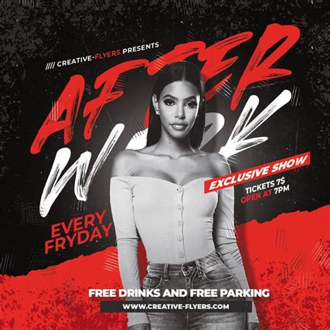 After Work Party Flyer Psd Template Creativeflyers