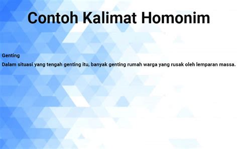 Cara koreksi otomatis ejaan bahasa indonesia di ms word. 41 Contoh Kalimat Homonim Beserta Penjelasannya- JadiJuara.Com