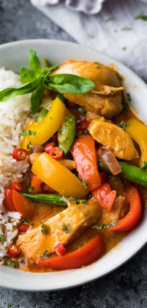 June 14, 2016 by tiffany king 6 comments. Pressure Cooker Spicy Thai Chicken Curry Recipe | MY ...