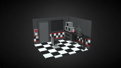 Fnaf 1 Office Download Free 3d Model By Mysteriouscoffee 3b642a4