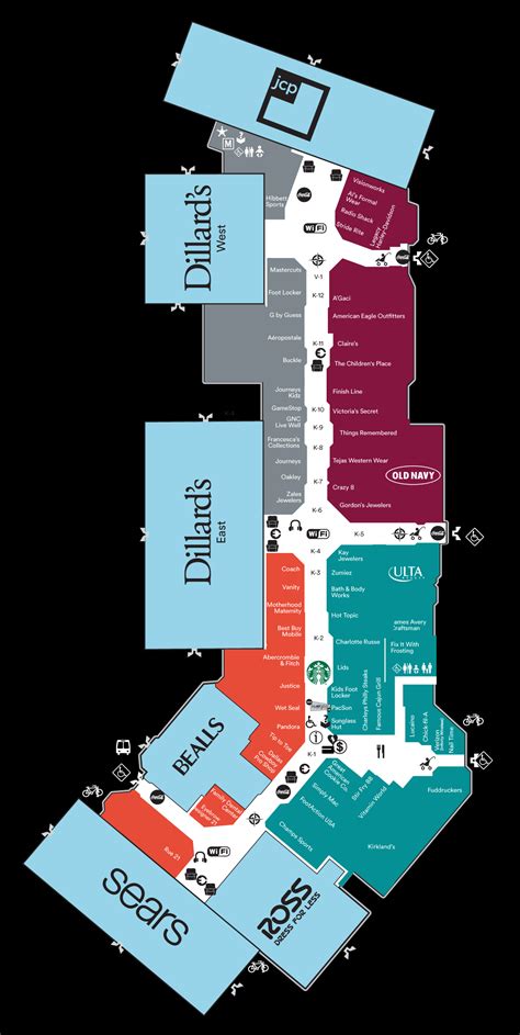 The mall is ideally located in traverse city, which is one of michigan's most popular national and international vacation destination. Memorial City Mall Directory Map