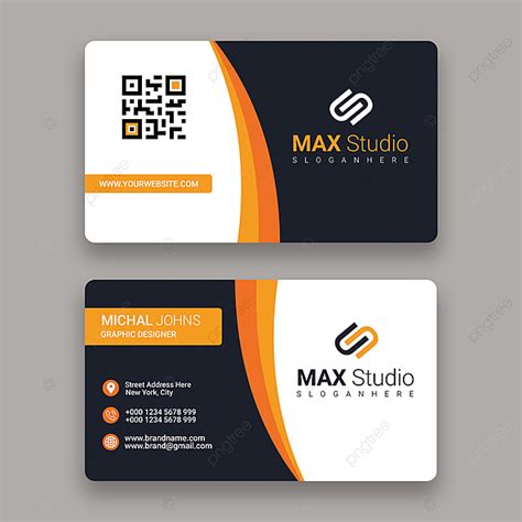 It's a business card that is never outdated. Standard Business Card Template for Free Download on Pngtree