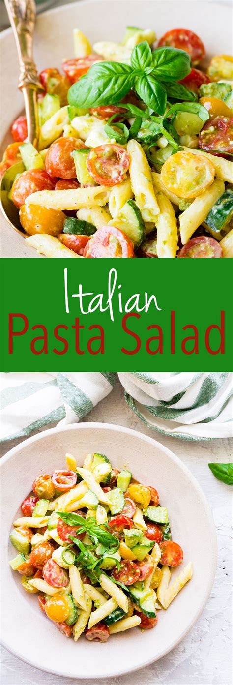 Italian Pasta Salad Recipe Pasta Salad Italian Yummy