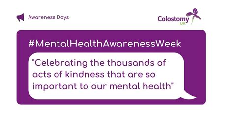Mental health awareness week 2021. Mental Health Awareness week 2020 - Colostomy UK