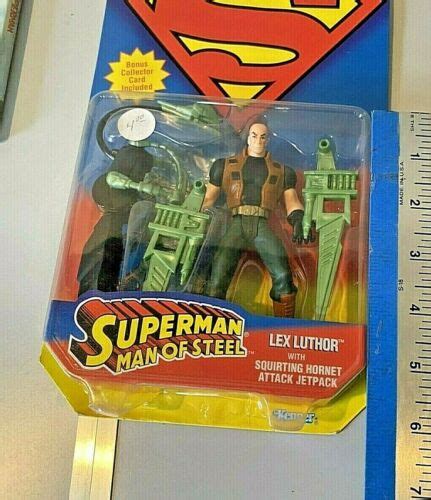 Vintage Superman Of Steel Lex Luthor Figurine Wsquirting Hornet 1995