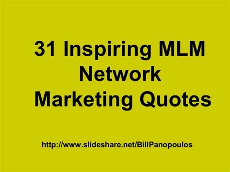 31 Inspiring Mlm Network Marketing Quotes