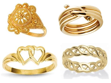 Gold Rings Without Stones 12 Stunning Designs Of Womens