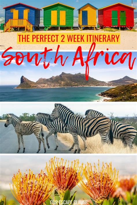 South Africa Itinerary Africa Travel Guide South Africa Travel Cool