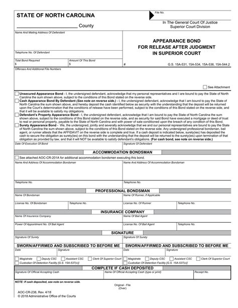 Form Aoc Cr 238 Fill Out Sign Online And Download Fillable Pdf
