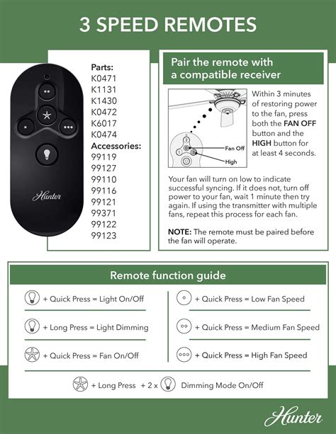 How To Install A Ceiling Fan Remote Hunter Fan Support Site And Help