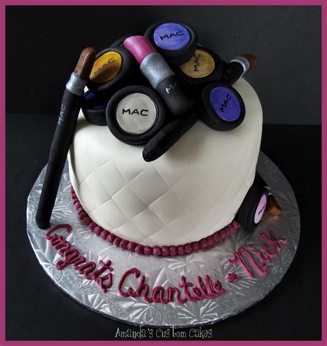 This article will show you how to bake cupcakes using boxed cake mix. Amanda's Custom Cakes: MAC Eyeshadow and Make Up Themed ...
