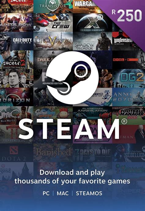 Memahami jenis game online beserta dengan kode vouchernya itu sangat pentng, dan menjadi dasar ilmu utama. Steam Wallet: R250 Top Up Voucher Digital Code | Buy ...