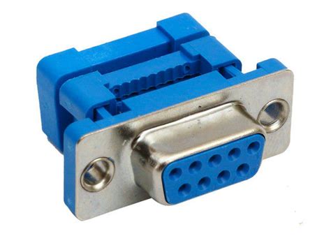 Female Male Small Electrical Connectors Idc Crimp Type D Sub Connector