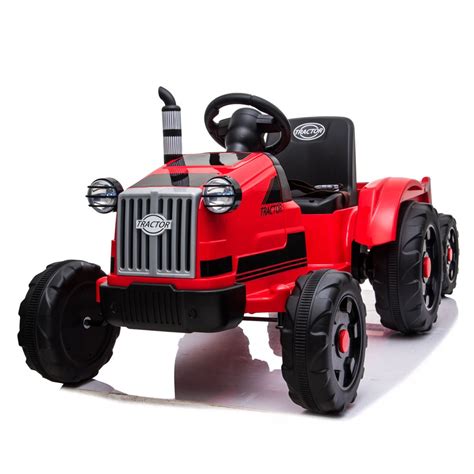 Uhomepro Ride On Toy Tractors For Kids 12v Electric Car Rc Toy Tractor