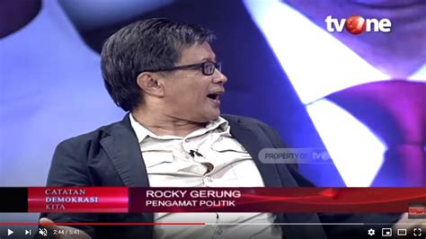 Stream tracks and playlists from rocky gerung on your desktop or mobile device. Rocky Gerung Sebut Prof YIM Kuasa Hukum 01 Ngaco ...