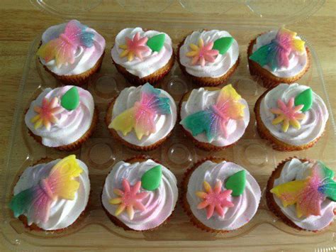 Color Butterflies Cupcakes By Me Butterfly Cupcakes Cupcake
