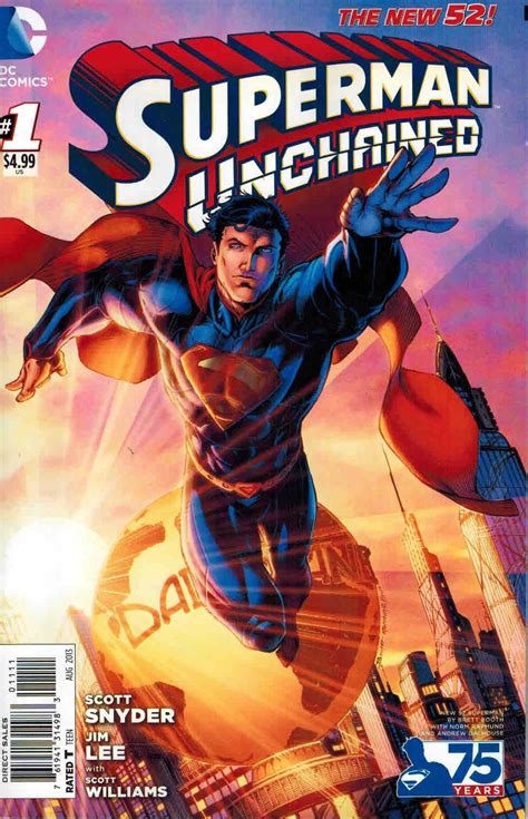 Superman Unchained 1 New 52 Brett Booth Variant Jim Lee