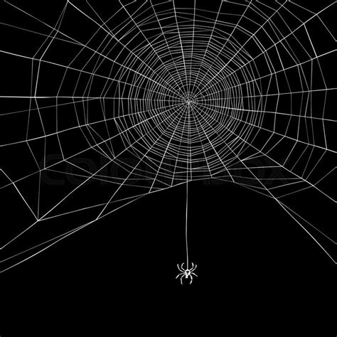 Your spider web stock images are ready. Halloween background. Spider web. ... | Stock vector ...