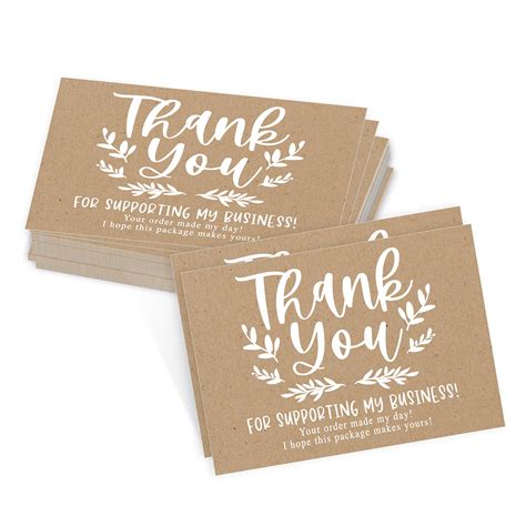 Bliss Collections Thank You Cards For Small Businesses 50 Pack Of 2” X