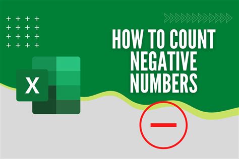 How To Count Negative Numbers In Excel Excel Me
