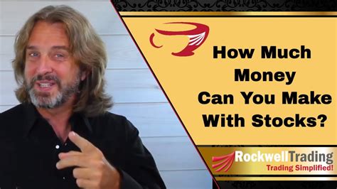 During the time of my first. How Much Can You Make From Stocks In A Month? - YouTube