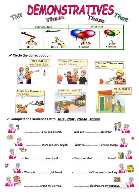 Pin By Huxia On Teaching Materials Demonstrative Pronouns English