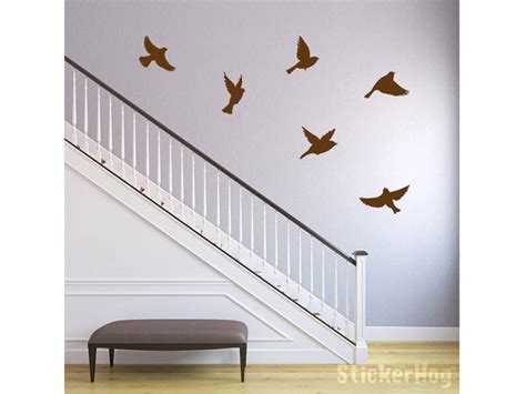 Birds In Flight Vinyl Wall Decal Graphics Home Decor Etsy