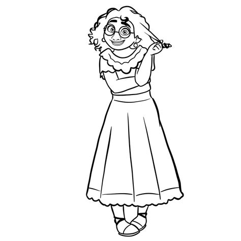 This step-by-step instruction will show you how to draw Mirabel