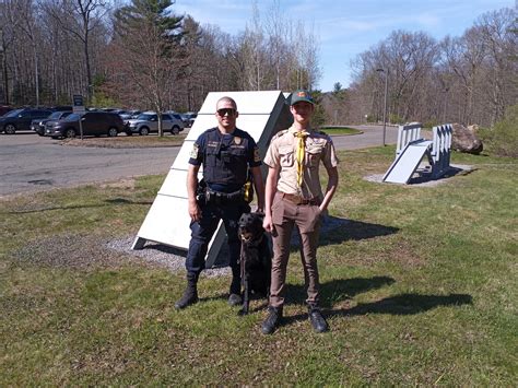 Troop C Gets New Canine Training Course From Eagle Scout's Project