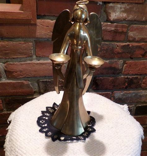 Choose an option brass with metal handle nickel with metal handle. Brass angel candle holder ball candle holder brass angel ...