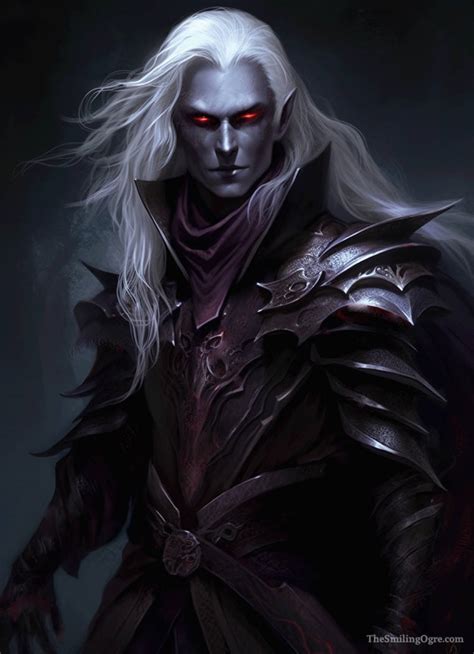 Dark Elf Male By Thesmilingogre On Deviantart