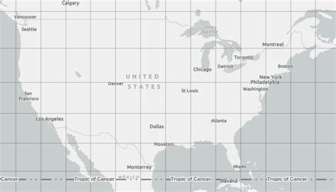 Us Latitude And Longitude Map With Cities Usa Latitude And Longitude