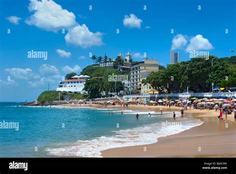 Porto Da Barra Beach Salvador Bahia Brazil Stock Photo Alamy