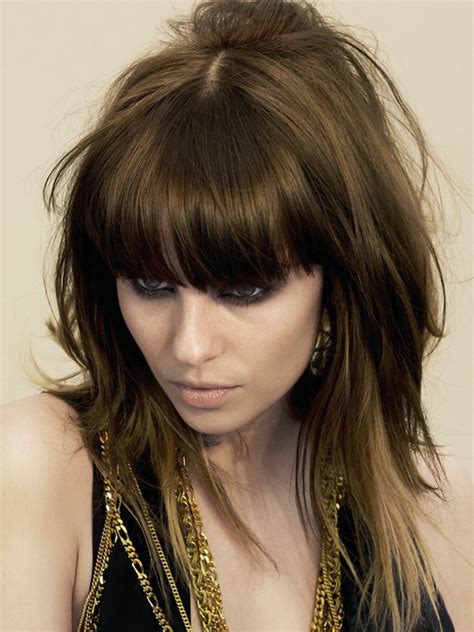 While those with thin hair can rock a blunt. Pictures : Best Hairstyles for Fine Thin Hair with Bangs ...