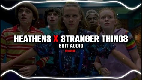 Heathens X Stranger Things Twenty One Pilots Edit Audio Youtube