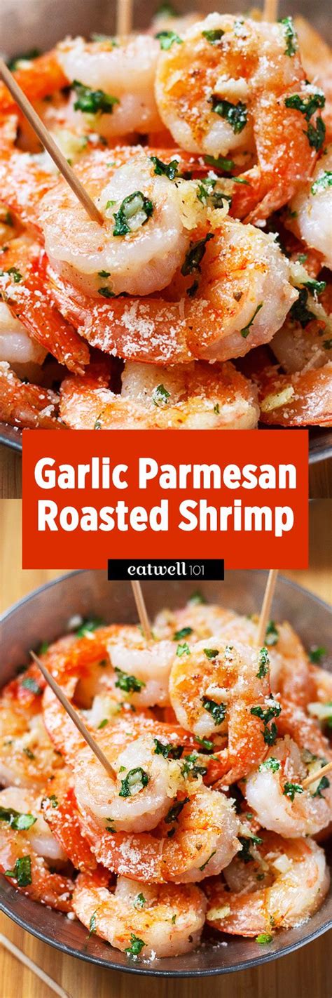 Preheat your oven to 425 degrees. Garlic Parmesan Roasted Shrimp Recipe - Oven Baked Shrimp ...