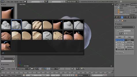 Blender 4d Nouveau Sculpting System Dans Blender 253 Beta