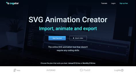 Svg is the vector language of the web. Online SVG animator to easily import, view, animate and ...