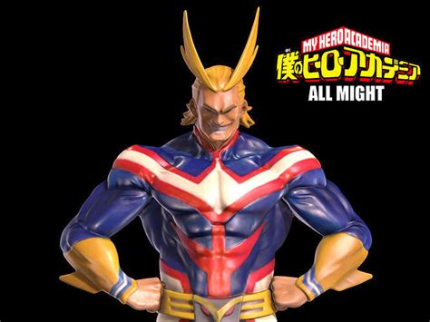 All Might My Hero Academia 3d Model Cgtrader