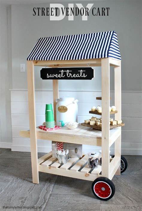 A Diy Tutorial To Build A Kids Street Vendor Cart With Link To Free