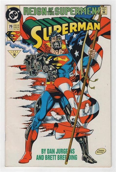 Superman 79 Regular Dan Jurgens Cover 1993 Superman