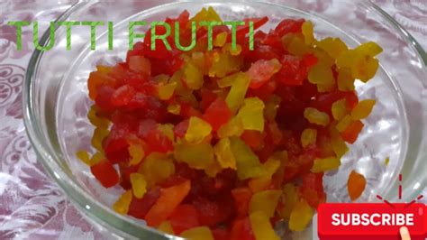 तरबूज से बनाए टूटी फूटी Tutti Frutti Recipe Sawarnlata Ki Kitchen Youtube