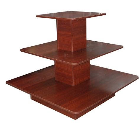 3 Tier Square Merchandising Table Fob Factory