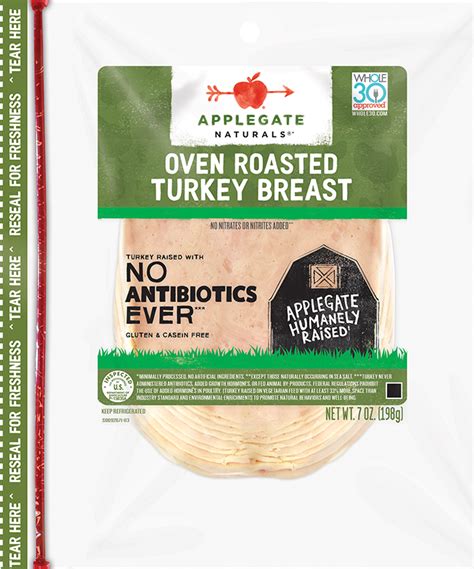 Products Deli Meat Natural Roasted Turkey Breast Applegate
