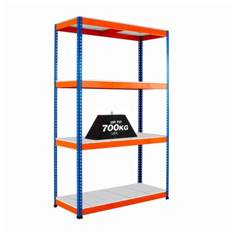 Big800 Blue And Orange 2440mm High Racking With Steel Shelves