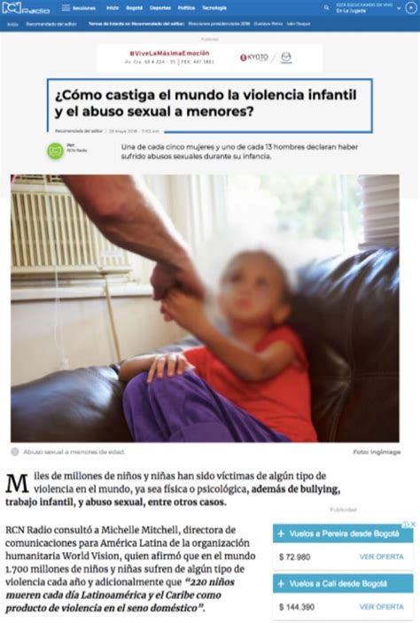 ¿cómo Castiga El Mundo La Violencia Infantil Y El Abuso Sexual A Menores World Vision