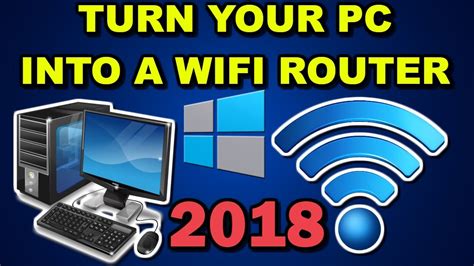 Turn Your Windows Pc Into A Router Or Hotspot Tutorial Without