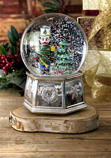 Spode Christmas Tree Musical Nutcracker Snow Globe With Images